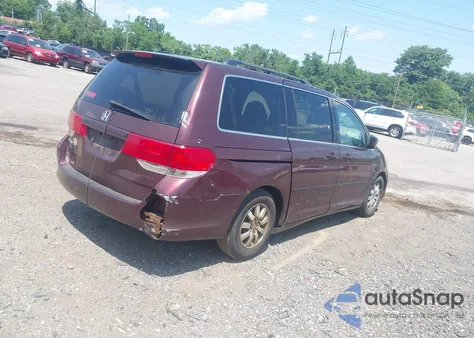 2010 Honda Odyssey Ex z USA, uszkodzony, nr VIN 5FNRL3H41AB103325